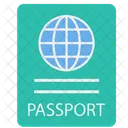 Passport Identity Immigration Icon
