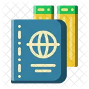 Passport Flight Document Icon