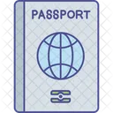 Business Tour Inter Country Travelling International Passport Icon