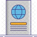 Passport Visa Important Document Icon