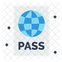 Beach Diving Instructor Diving Pass Icon