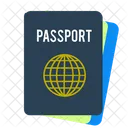 Passport Travel Beach Icon