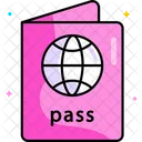 Passport Pass Ticket Icon