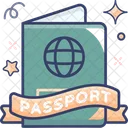 Passport Travel Visa 아이콘