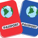 Passport Ticket Transportation Icon