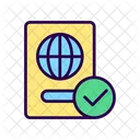 Passport control  Icon