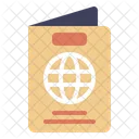 Biodata Page Identity Verification Passport Compliance Icon