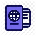 Passport Document Immigration Icon