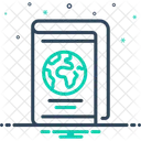 Passport Identity Travel Permit Icon