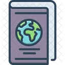 Passport Identity Travel Permit Icon
