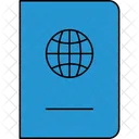 Passport Travel Document Identification Icon