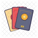 Travel Visa Document Icon