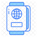 Passport Visa Travel Icon