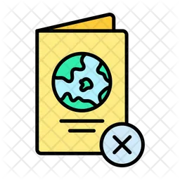 Passport Rejected  Icon