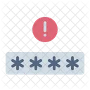Password Alert Danger Icon