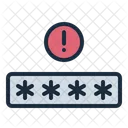 Password Alert Danger Icon