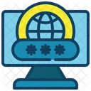 Password Protect Internet Icon