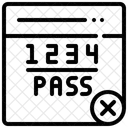 パスワード、しない、簡単 アイコン
