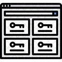 Password Manager Key Icon