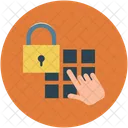 Password Hacking Security Icon