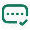 Password Check Password Protection Icon
