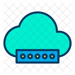 Password Cloud  Icon
