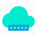 Cloud Network Password Icon