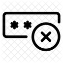 Password Denied Security Access Icon