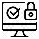 Password Desktop Lock Approved Approved Check Icon