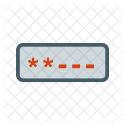 Password field  Icon