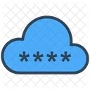 Cloud Computing Password Icon