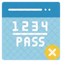 Password Donot Easy Icon