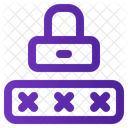 Password Lock Cyberspace Icon