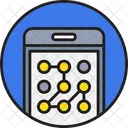 Password Pattern Lock Mobile Lock Icon