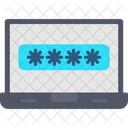 Password Laptop  Icon