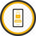 Password Lock Anti Theft Security Icon