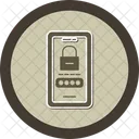 Password Lock Anti Theft Security Icon