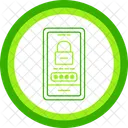 Password Lock Anti Theft Security Icon