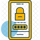 Password Lock Anti Theft Security Icon