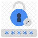 Password Lock Passcode Security Icon