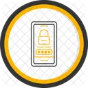Password Lock Anti Theft Security Icon