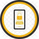 Password Lock Anti Theft Security Icon