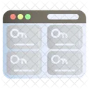 Security Access Data Icon