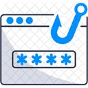 Password Phishing Phishing Attack Password Theft Icon