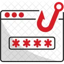 Password Phishing Phishing Attack Password Theft Icon