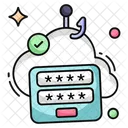 Password Phishing Password Hacking Cybercrime Icon