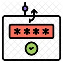 Password Phishing Passcode Phishing Password Spoofing Icon