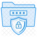 Password Protect Folder Secure Document Document Protection Icon
