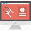 Computer Screen Security Icon
