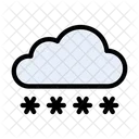 Cloud Password Security Icon